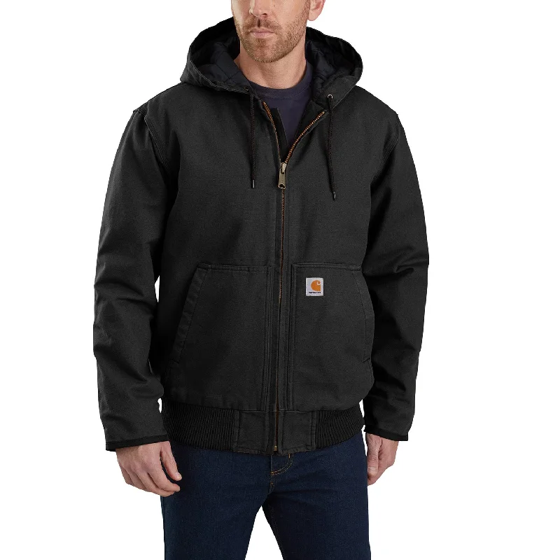 Carhartt Men's Loose Fit Washed Duck Insulated Active Jac-3 Jacket Notch Collar Peter Pan Collar Cowl Neck Carhartt Men's Loose Fit Washed Duck Insulated Active Jac-3 Jacket Notch Collar Peter Pan Collar Cowl Neck