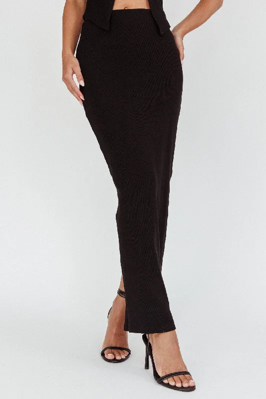 Blackthorn Maxi Skirt Black