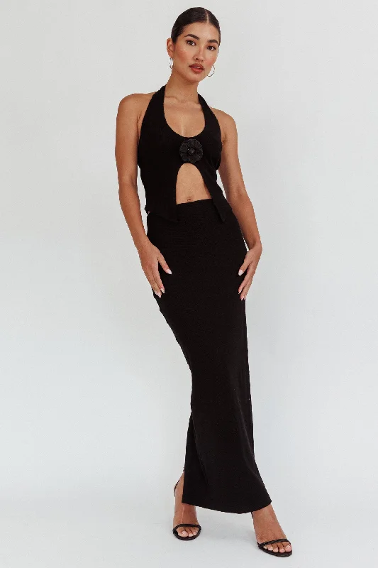 Blackthorn Maxi Skirt Black