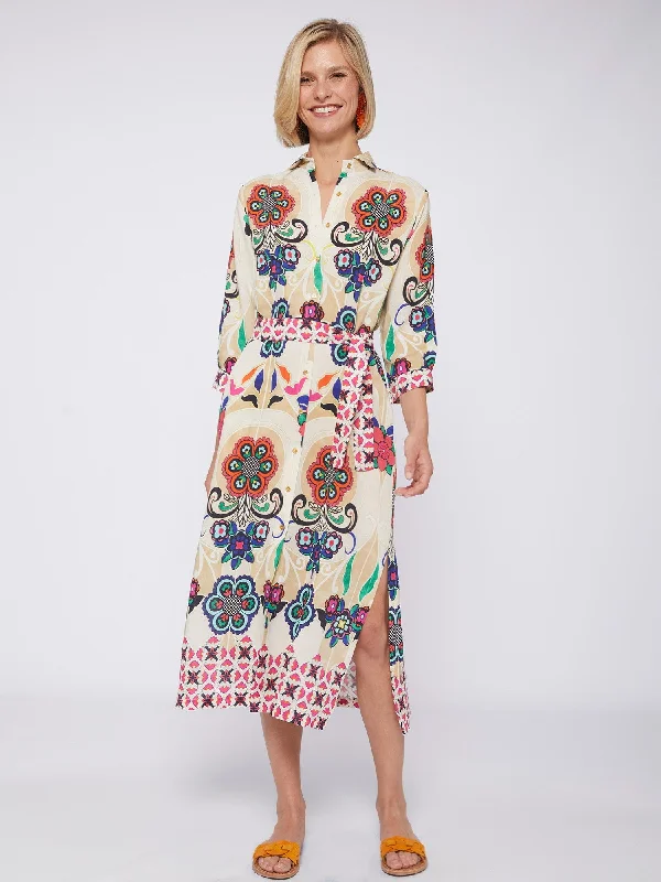 Dafne Shirt Dress - Floral