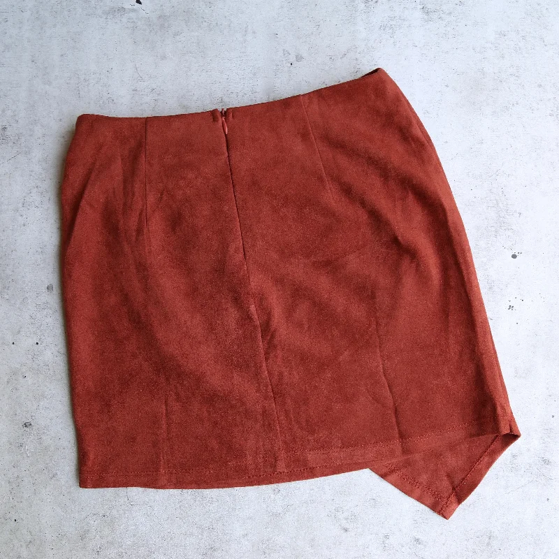 Knot That Way Vegan Suede Skirt in More Colors