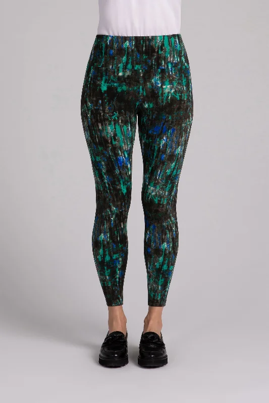 Nu Yoke Legging | Camo Forest