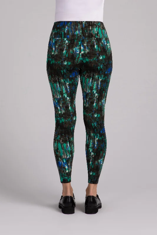 Nu Yoke Legging | Camo Forest