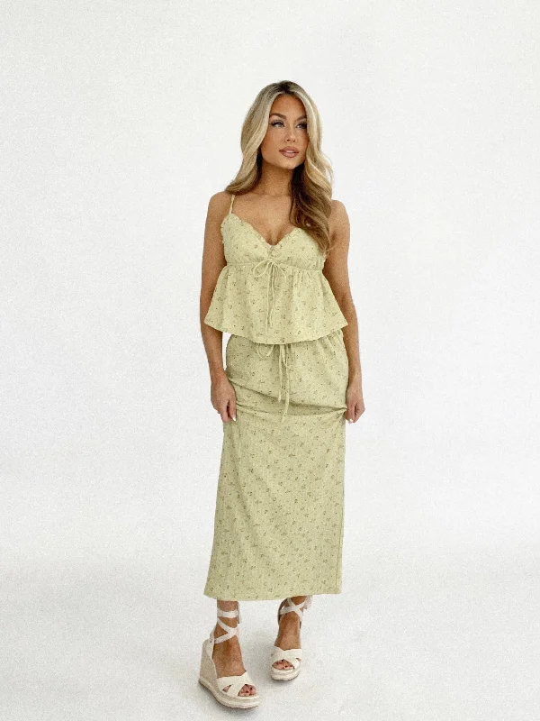 Sage Garden Picnic Skirt